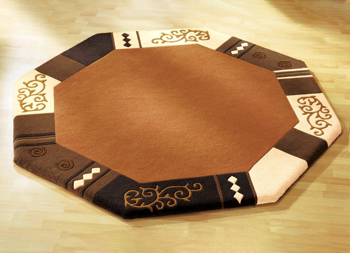 Bettumrandungen - Handgetuftete Brücken, Teppiche und Bettumrandungen, in Größe 103 (Brücke, 60x90 cm) bis 325 (Bettumrandung, 3-teilig), in Farbe BLAU Ansicht 16