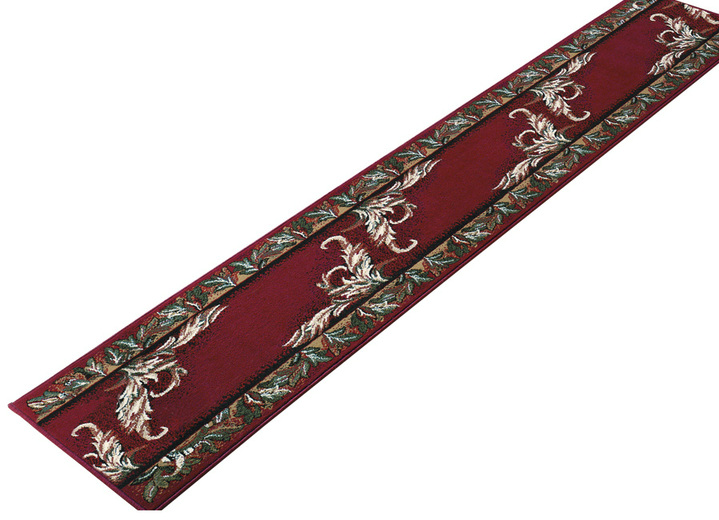 Läufer & Stufenmatten - Läufer in Wunschlänge, in Größe 101 (Läufer, 60 cm breit) bis 106 (Läufer, 100 cm breit), in Farbe ROT Ansicht 1