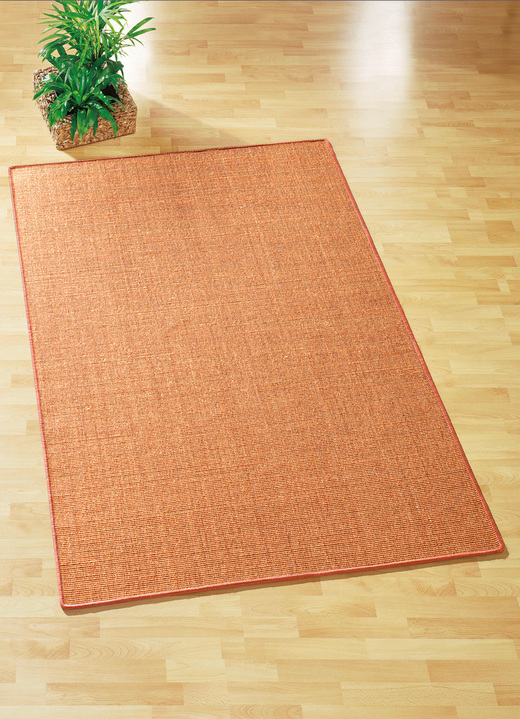 Klassisch - Brücken und Teppiche aus Sisal – die reine Natur, in Größe 113 (Brücke, 65x140 cm) bis 313 (Teppich, ø 250 cm), in Farbe BLAU Ansicht 2