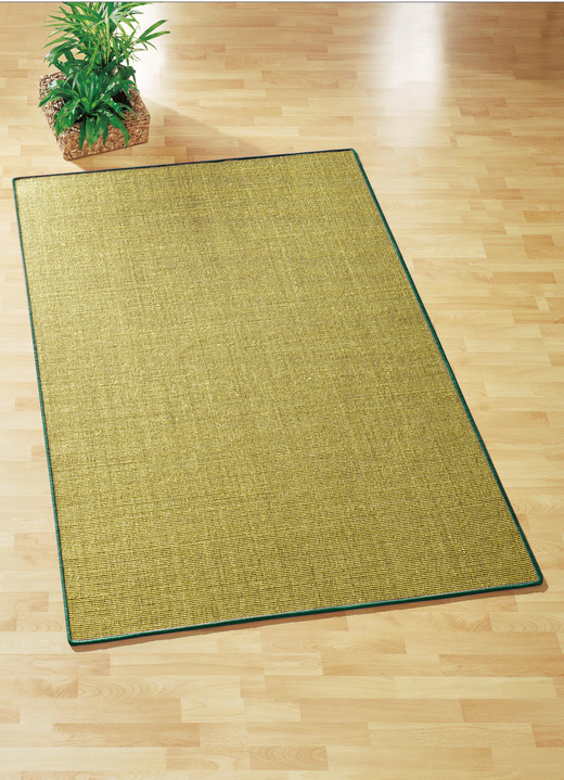 Klassisch - Brücken und Teppiche aus Sisal – die reine Natur, in Größe 113 (Brücke, 65x140 cm) bis 313 (Teppich, ø 250 cm), in Farbe BLAU Ansicht 7