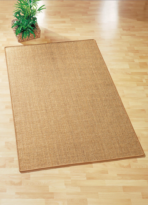 Klassisch - Brücken und Teppiche aus Sisal – die reine Natur, in Größe 113 (Brücke, 65x140 cm) bis 313 (Teppich, ø 250 cm), in Farbe BLAU Ansicht 4