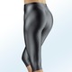 Freizeithosen - Capri-Leggings mit Glanz-Effekt in 5 Farben – Farbe ANTHRAZIT Freizeithosen - Capri-Leggings mit Glanz-Effekt in 5 Farben, in Größe 032 bis 048, in Farbe ANTHRAZIT