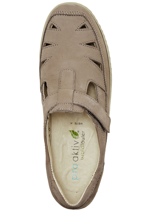 Komfortschuhe - Waldläufer, bequeme Damen-Slipper, Weite H, mit herausnehmbarem Fußbett, in Größe 4 1/2 bis 8 1/2, in Farbe MARINE Ansicht 8