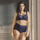 Soft-BH - Miss Mary BH mit elastischen Spitzeneinsätzen – Farbe MARINE – Ansicht 3 Soft-BH - Miss Mary BH mit elastischen Spitzeneinsätzen, in Größe 080 bis 120, in Cup E, in Farbe BEIGE – Farbe MARINE – Ansicht 3