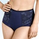 Slips - Miss Mary Miederhose mit Elastikspitze – Farbe MARINE – Ansicht 1 Slips - Miss Mary Miederhose mit Elastikspitze, in Größe 038 bis 054, in Farbe WEISS – Farbe MARINE – Ansicht 1