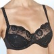 BHs - Felina Conturelle-Bügel-BH mit Stickereispitze, in Größe 070 bis 100, in Cup G, in Farbe WEISS – Farbe SCHWARZ – Ansicht 4