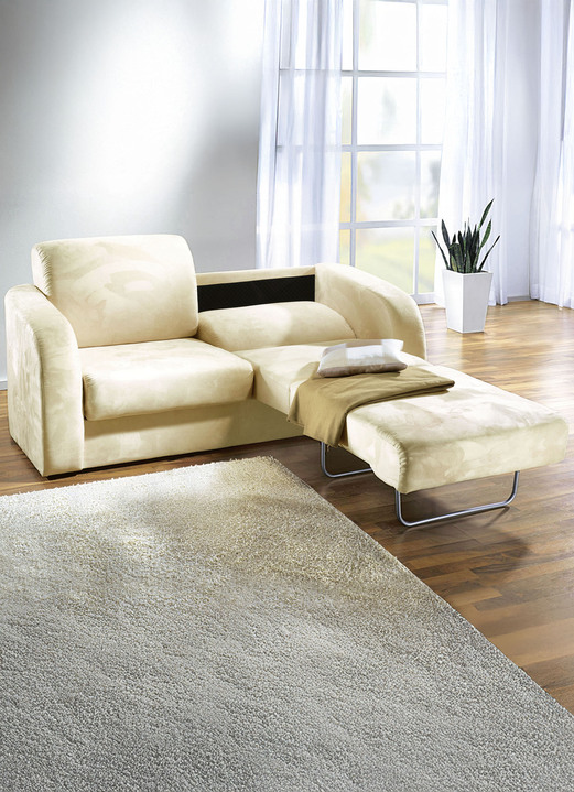 Schlafsofas - Funktionssofa mit pflegeleichtem Microfaser-Bezugsstoff Ansicht 6 Schlafsofas - Funktionssofa mit pflegeleichtem Microfaser-Bezugsstoff, in Farbe BORDEAUX Ansicht 6