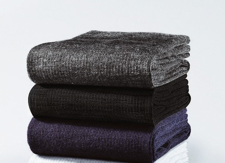 Kompressionsstrümpfe - Stützkniestrümpfe, 3er Pack – Farbe MARINE – Ansicht  Kompressionsstrümpfe - Stützkniestrümpfe, 3er Pack, in Größe 001 bis 004, in Farbe MARINE – Farbe MARINE – Ansicht