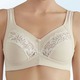 Unterwäsche - Swegmark of Sweden BH mit Spitzeneinsätzen, in Größe 075 bis 110, in Cup B, in Farbe WEISS – Farbe PUDER – Ansicht 1