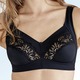 Unterwäsche - Swegmark of Sweden BH mit Spitzeneinsätzen, in Größe 075 bis 110, in Cup B, in Farbe PFLAUME – Farbe SCHWARZ – Ansicht 2