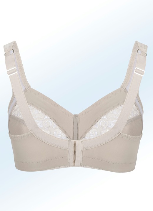 Unterwäsche - Swegmark of Sweden BH mit Spitzeneinsätzen, in Größe 075 bis 110, in Cup B, in Farbe PFLAUME Ansicht 3