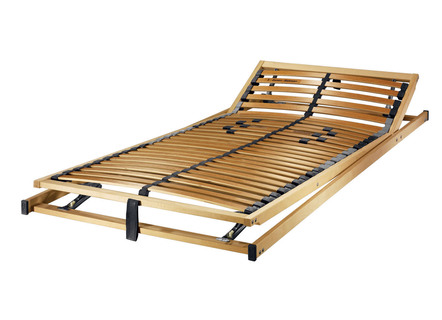 Matratzen & Lattenroste - Mehrzonen-Federholzrahmen von F.A.N. – so liegen Sie richtig!, in Größe 129 (80/190 cm) bis 134 (140/200 cm), in Farbe BUCHE, in Ausführung Kopf- und Fußteil nicht verstellbar