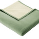 Decken - Schlafdecke von Bocasa mit Veloursbandeinfassung – Farbe GRÜN – Ansicht 2 Decken - Schlafdecke von Bocasa mit Veloursbandeinfassung, in Größe 225 (150x200 cm) bis 295 (220x240 cm), in Farbe GRÜN – Farbe GRÜN – Ansicht 2