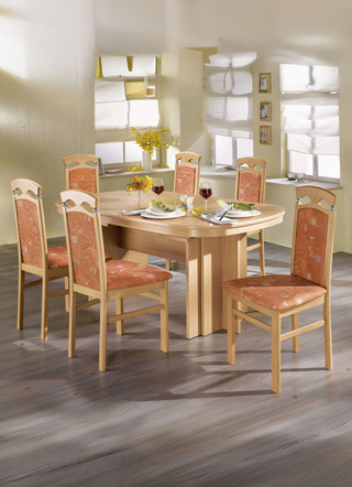 Geschmackvoller Kulissentisch