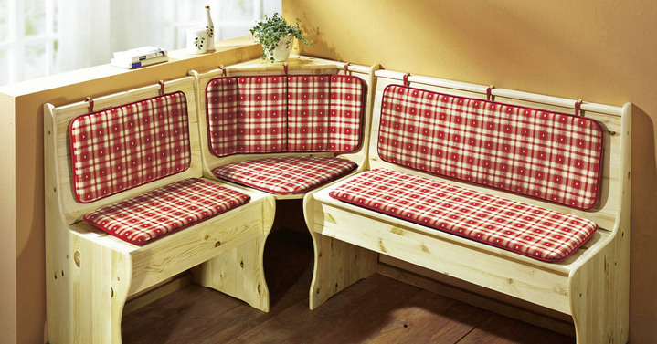 Wohnaccessoires - Sitzmöbelauflagen , in Farbe ROT-NATUR KARIE, in Ausführung Rückenkissen, 2er-Set Ansicht 1