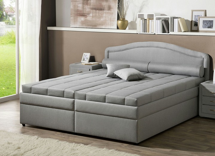 Betten - Komfortbett in verschiedenen Ausführungen, in Farbe GRAU, in Ausführung Tonnentaschen-Federkern-Matratze