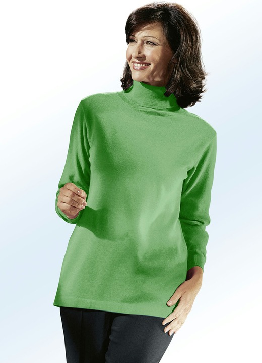 Pullover - Kombifreundlicher Pullover, in Größe 040 bis 060, in Farbe GRÜN