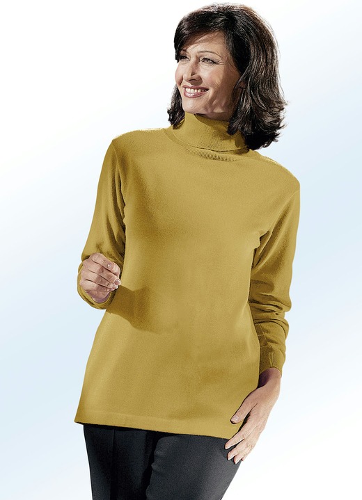 Pullover - Kombifreundlicher Pullover Pullover - Kombifreundlicher Pullover, in Größe 038 bis 060, in Farbe MESSING