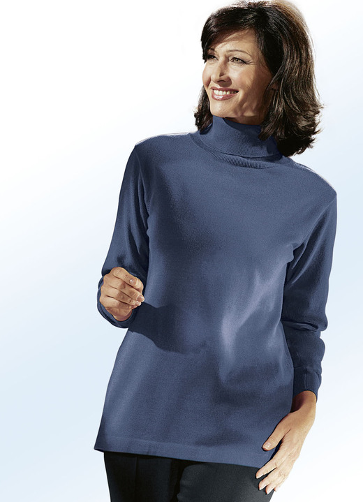 Pullover - Kombifreundlicher Pullover Pullover - Kombifreundlicher Pullover, in Größe 038 bis 060, in Farbe RAUCHBLAU