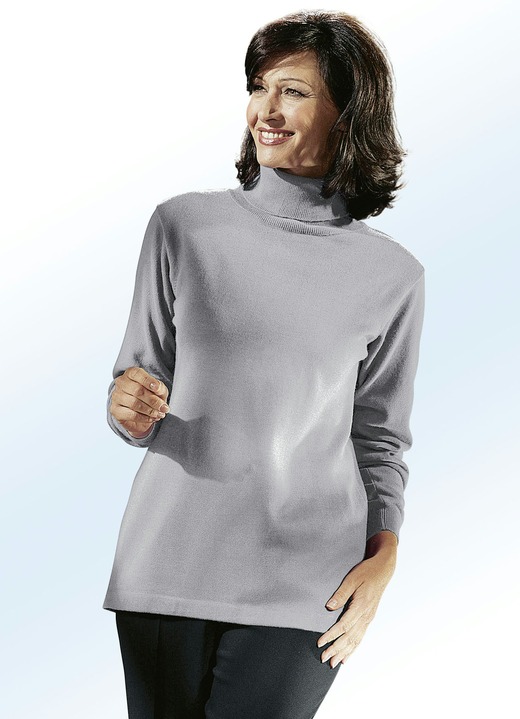 Pullover - Kombifreundlicher Pullover Pullover - Kombifreundlicher Pullover, in Größe 038 bis 060, in Farbe SILBERGRAU