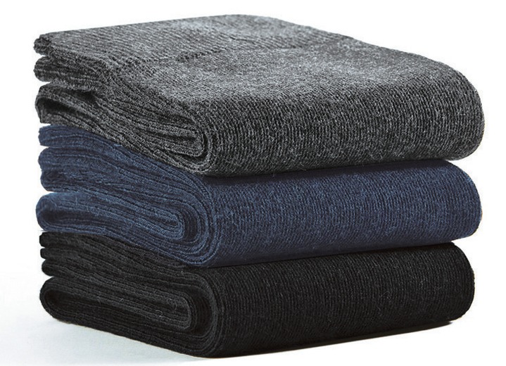 Strümpfe - 6 Paar Wohlfühl-Socken, in Größe 1 (35-38) bis 4 (47-49), in Farbe MARINE, in Ausführung Herren Ansicht 2