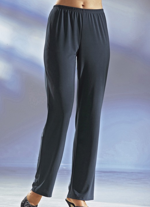 Freizeithosen - KLAUS MODELLE Hose mit Dehnbund Freizeithosen - KLAUS MODELLE Hose mit Dehnbund, in Größe 018 bis 056, in Farbe ANTHRAZIT