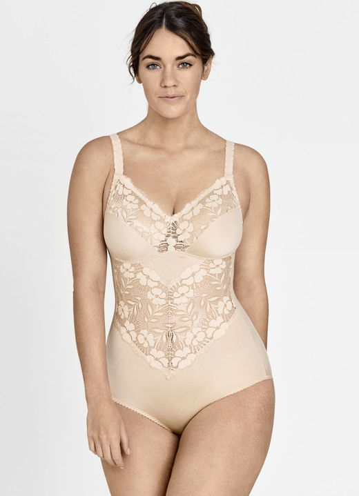 - KORSELETT CUP B, in Größe 075 bis 105, in Cup B, in Farbe BEIGE