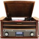 Nostalgie - DAB-Nostalgie-Stereoanlage im Echtholzgehäuse – Farbe BRAUN – Ansicht 2 Nostalgie - DAB-Nostalgie-Stereoanlage im Echtholzgehäuse, in Farbe BRAUN – Farbe BRAUN – Ansicht 2