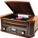 Nostalgie - DAB-Nostalgie-Stereoanlage im Echtholzgehäuse – Farbe BRAUN – Ansicht 3 Nostalgie - DAB-Nostalgie-Stereoanlage im Echtholzgehäuse, in Farbe BRAUN – Farbe BRAUN – Ansicht 3