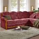 Polstermöbel - Polsterecke mit Bettfunktion und Bettkasten – Farbe BORDEAUX – Ansicht 2 Polstermöbel - Polsterecke mit Bettfunktion und Bettkasten, in Farbe GOLD – Farbe BORDEAUX – Ansicht 2