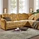 Polstermöbel - Polsterecke mit Bettfunktion und Bettkasten – Farbe GOLD Polstermöbel - Polsterecke mit Bettfunktion und Bettkasten, in Farbe GOLD