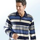 Hemden, Pullover & Shirts - Poloshirt in 3 Farben, in Größe 046 bis 062, in Farbe MARINE-BLAU- SCHLAMM-BEIGE