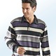 Hemden, Pullover & Shirts - Poloshirt in 3 Farben – Farbe AUBERGINE-SCHWARZ-GRAU-BEIGE Hemden, Pullover & Shirts - Poloshirt in 3 Farben, in Größe 046 bis 062, in Farbe SCHWARZ-BEIGE-CAMEL-GRAU