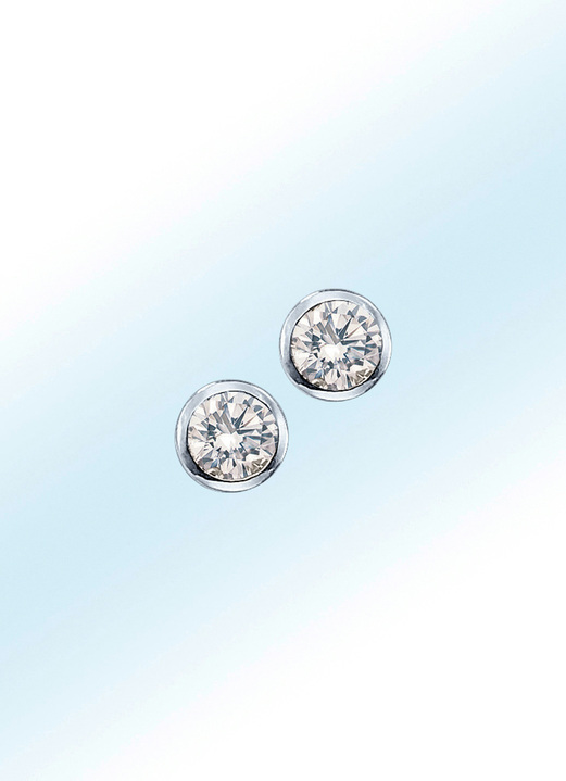 Solitar Ohrstecker Mit Brillanten Damenschmuck Echt Gold Brigitte Hachenburg