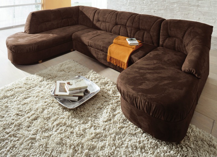 Polstermöbel - Polstermöbel in verschiedenen Bezugsvarianten, in Farbe BORDEAUX, in Ausführung Hocker Ansicht 12