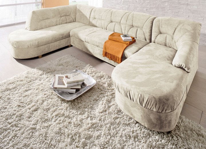 Polstermöbel - Polstermöbel in verschiedenen Bezugsvarianten, in Farbe BORDEAUX, in Ausführung Hocker Ansicht 27