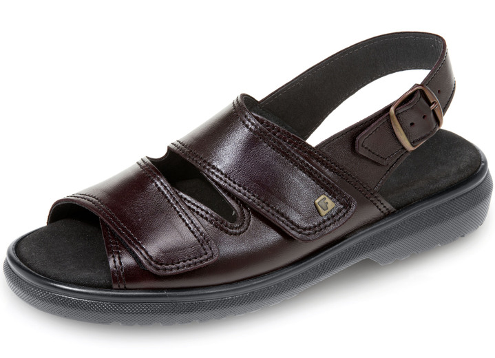 Herren sandalen mit fußbett