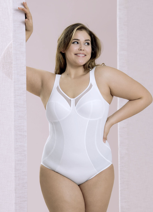 Korseletts - Anita Hosenkorselett mit transparenten Tülleinsätzen, in Größe 075 bis 120, in Cup B, in Farbe JEANSBLAU Ansicht 6