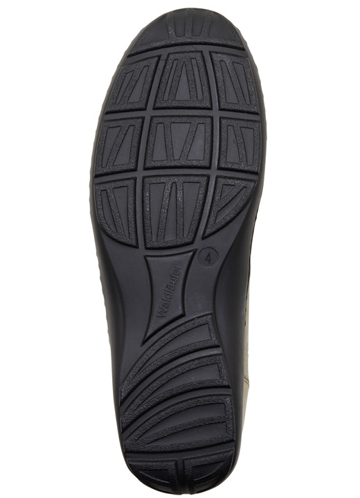 Komfortschuhe - Waldläufer, bequeme Damen-Slipper, Weite H, mit herausnehmbarem Fußbett, in Größe 4 bis 8 1/2, in Farbe BLEU Ansicht 9