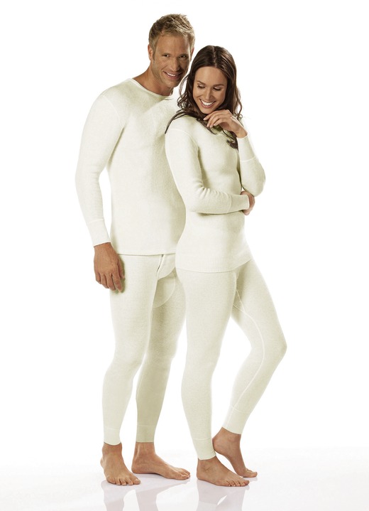 Wärme & Entspannung - Herren-Angorawäsche Ansicht 2 Wärme & Entspannung - Herren-Angorawäsche, in Größe L (52) bis XXL (56), in Farbe NATUR, in Ausführung Hemd, halbarm Ansicht 2