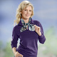Pullover - Pullover in Feinstrick mit Schurwolle – Farbe AUBERGINE Pullover - Pullover in Feinstrick mit Schurwolle, in Größe 036 bis 050, in Farbe NATURWEISS