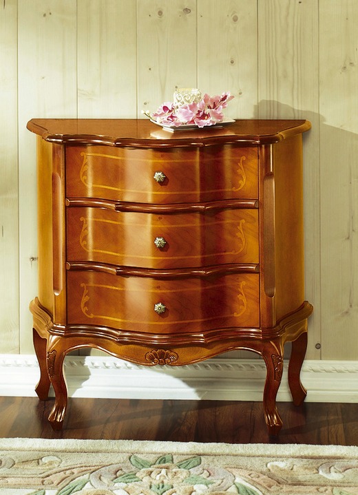 Sideboards & Kommoden - Kommode mit Schubladen, in Farbe KIRSCHBAUM, in Ausführung 3 Schubladen Ansicht 1