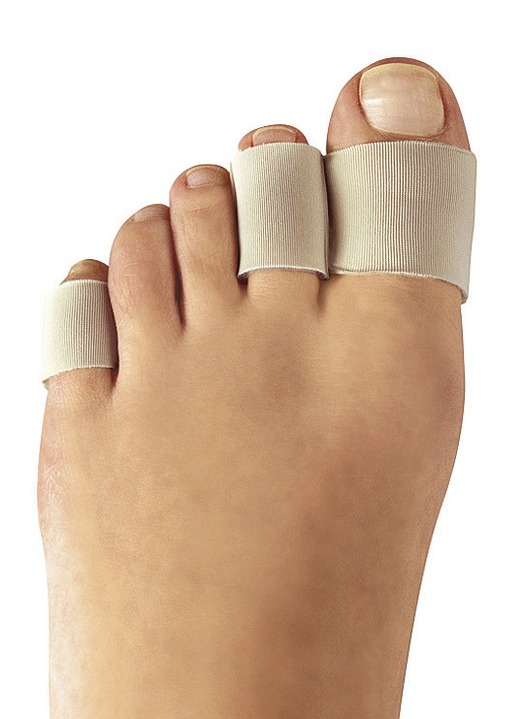 Gesunder Fuß - epitact Zehenschutz offen, in Größe L bis S, in Farbe HAUTFARBE