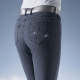 Jeans - Jeans verziert mit funkelnden Strasssteinen – Farbe DUNKELBLAU Jeans - Jeans verziert mit funkelnden Strasssteinen, in Größe 018 bis 088, in Farbe SCHWARZ