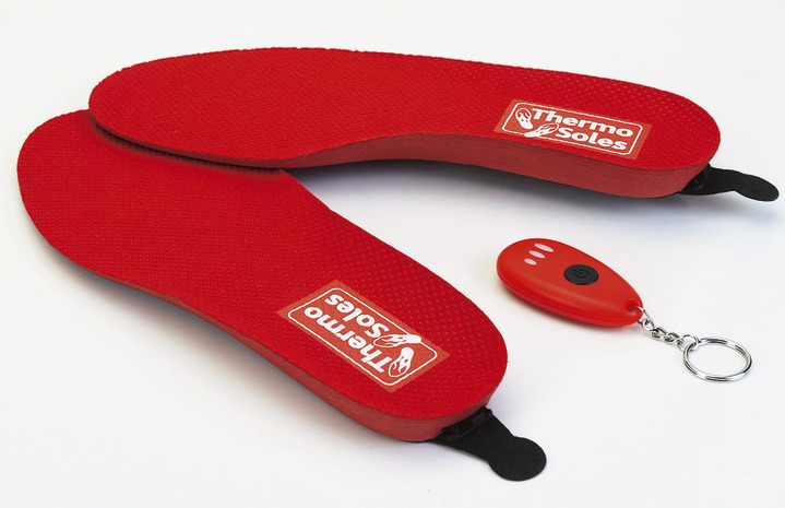 Schuheinlagen - Beheizbare Thermosohlen, verschiedene Ausführungen Ansicht 3 Schuheinlagen - Beheizbare Thermosohlen, verschiedene Ausführungen, in Größe L bis XXL, in Farbe ROT, in Ausführung Ohne Fernbedienung Ansicht 3