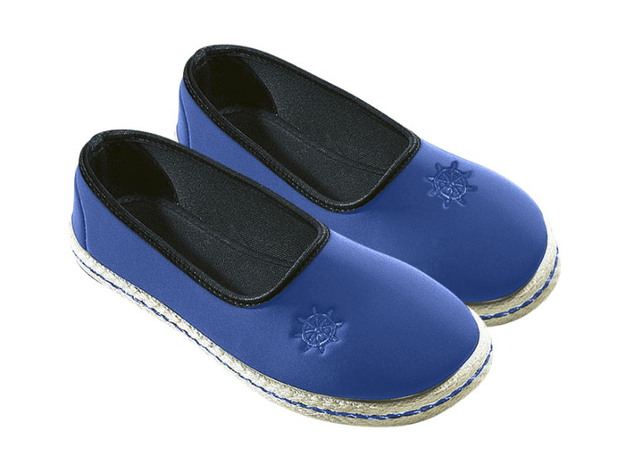 Inspirationen - Bequeme und trendige Stretch-Ballerina Ansicht 5 Inspirationen - Bequeme und trendige Stretch-Ballerina, in Größe 037 bis 042, in Farbe BLAU Ansicht 5