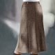 Röcke - Bahnenrock  in Tweed mit Boucle-Effektgarn – Farbe M´BRAUN MEL. Röcke - Bahnenrock  in Tweed mit Boucle-Effektgarn, in Größe 019 bis 058, in Farbe MOKKABRAUN MEL.