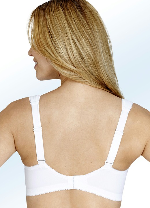 BHs - Miss Mary Minimizer-BH mit vorgeformten Cups, in Größe 075 bis 100, in Cup B, in Farbe WEISS Ansicht 2