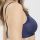 BHs - Miss Mary Minimizer-BH mit vorgeformten Cups – Farbe MARINE – Ansicht 2 BHs - Miss Mary Minimizer-BH mit vorgeformten Cups, in Größe 075 bis 100, in Cup C, in Farbe WEISS – Farbe MARINE – Ansicht 2