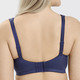 BHs - Miss Mary Minimizer-BH mit vorgeformten Cups, in Größe 075 bis 100, in Cup B, in Farbe WEISS – Farbe MARINE – Ansicht 3
